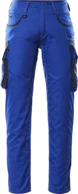 Produktbild von Mascot Hose UNIQUE mit Schenkeltaschen INGOLSTADT 16279 Gr. 45 kornblau/schwarzblau