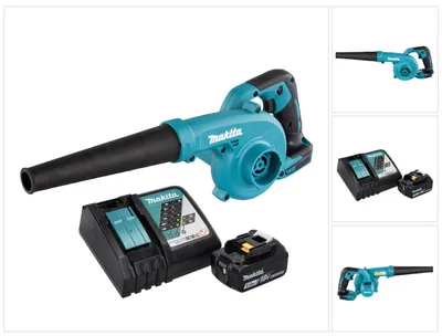 Produktbild von Makita DUB185RT Akku-Laubbläser LXT, Akku-Gebläse inkl. 5,0 Ah Akku und Schnellladegerät