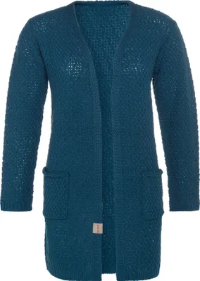 Produktbild von Knit Factory Luna Strickjacke - Petrol - 36/38 - Mit Taschen