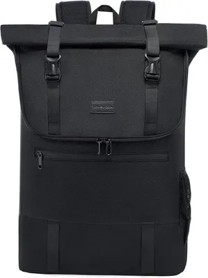 Produktbild von Rugzak mit großem Laptopfach schwarz für Arbeit Reisen