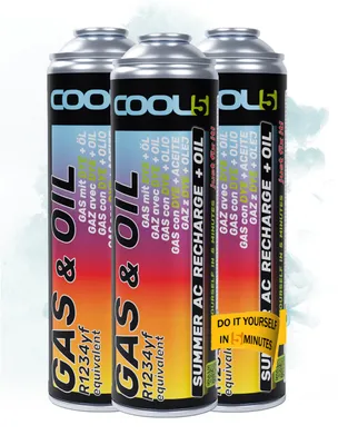 Produktbild von Cool5 3x 2-in-1 Klimaanlagen-Kältemittel-Set, R1234yf-Ersatz