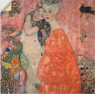 Produktbild von ARTland Wandbild, selbstklebend Die Freundinnen. 1916/17 Größe: 70x70 cm