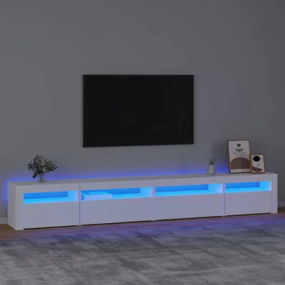 Obrázok produktu pre vidaXL TV skrinka s LED svetlami biela 270x35x40 cm