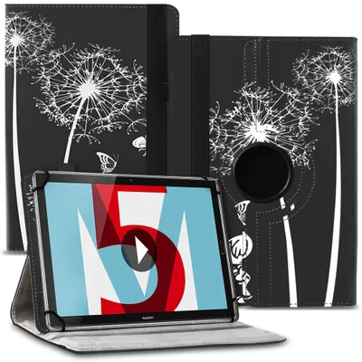 Produktbild von Schutzhülle Huawei MediaPad M5 Lite Tablet Hülle Tasche Case Cover 360° DrehbarFarbe 360 Uni:Motiv 12