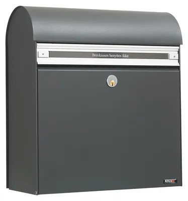 Produktbild von ALLUX KS200 Briefkasten - Anthrazit, Briefeinwurf in Aluminium
