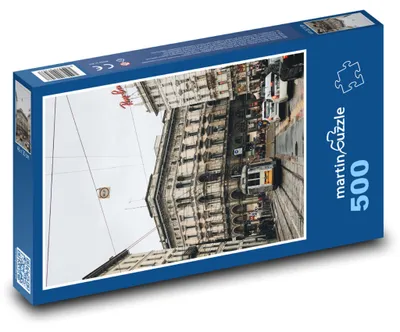 Obrázok produktu pre Puzzle 500 Historická ulica s električkou - martinpuzzle
