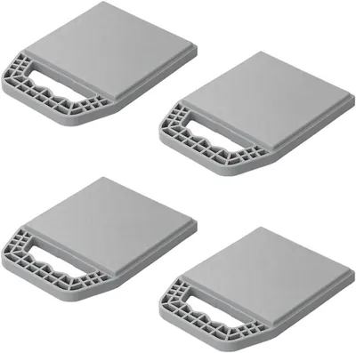 Zdjęcie produktu dla Kliny najazdowe zestaw 4 sztuk, podkładki pod podpory, 23 x 17 x 2 cm, plastik, dla kemping