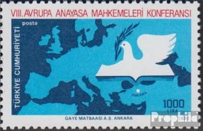 Produktbild von Briefmarken Türkei 1990 Mi 2888 (kompl.Ausg.) postfrisch Europäische Konferenz