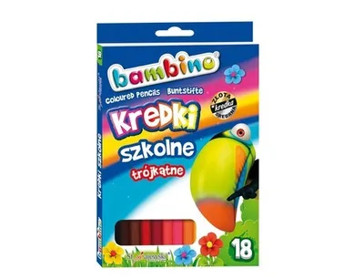 Immagine prodotto di Bambino matite triangolari per la scuola 18 colori