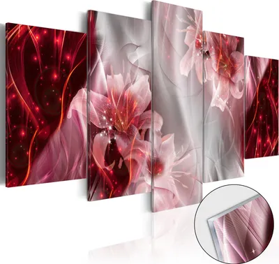 Produktbild von 3mm Acrylglasplatte Acrylglasbild - Incarnadine Comet 200x100 cm Blumen a-C-0047-k-o
