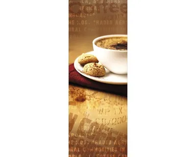 Produktbild von Glasbild Little Coffeetime I 30x80 cm
