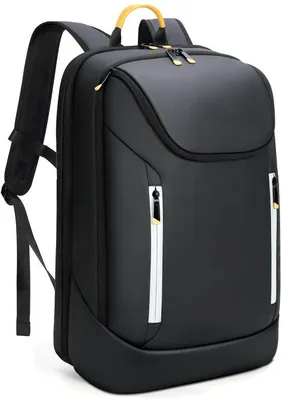 Produktbild von Unyqoos Wasserabweisende Business-Rucksack mit Anti-Diebstahl und Laptopfach, 35L, Schwarz