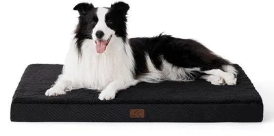 Imagen del producto de Cama ortopédica para perros de tamaño mediano - 91x69x7,6 cm, cojín suave para perros, cama para perros lavable de color , ideal para perros de tamaño mediano