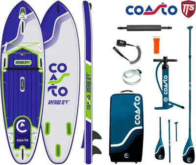Image de COASTO AMERIGO 10.4 Planche de SUP gonflable ISUP 315 x 84 cm
