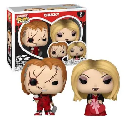 Immagine prodotto di Funko Pop! - Zestaw figurek Chucky i Tiffany Valentine Pocket POP 2-pack