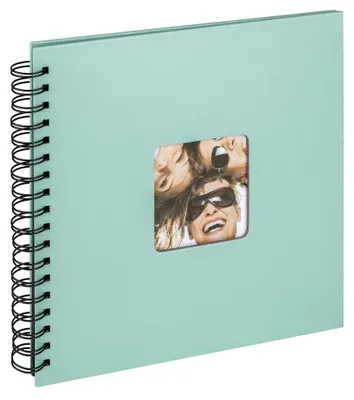 Immagine prodotto di Walther Fun verde menta 26x25 40 pagine nere spirale SA108A