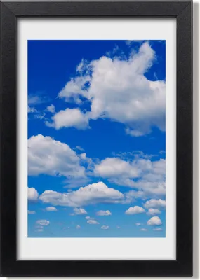 Produktbild von Bild 20x30 MDF-Rahmen, Wandkunst Wolken im Himmel