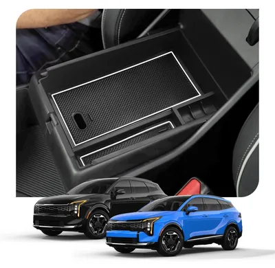 Produktbild von Mittelkonsole Organizer Weiß für Kia Sportage NQ5 2022-2026 Automatik
