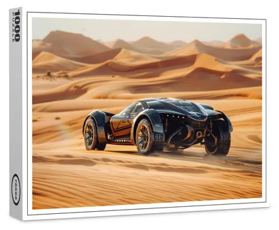 Produktbild von raxxa Premium-Puzzle "Futuristisches Fahrzeug in der Wüste", 1000 Teile