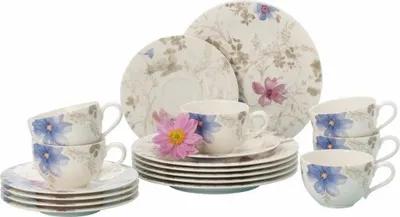 Produktbild von Villeroy & Boch Mariefleur Gris Basic Kaffee-Set 18tlg.