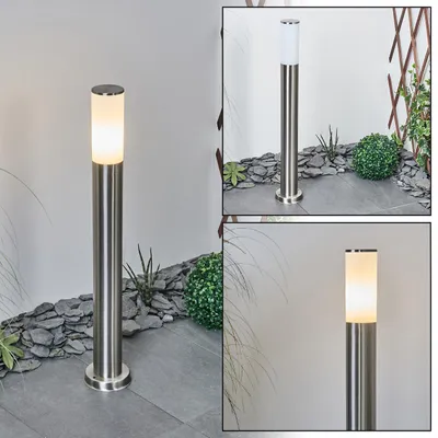 Produktbild von Zogno »Zogno« Sockelleuchte aus Metall/Kunststoff in Nickel-matt/Weiß