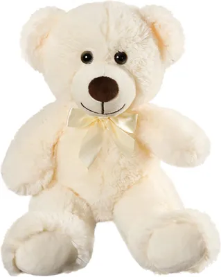 Produktbild von Bären-Plüschtier, niedliches Stofftierkissen, Weihnachten, Valentinstag, 35 cm, Creme