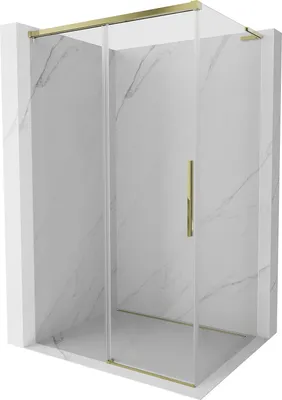 Immagine prodotto di Mexen Rox L cabina doccia scorrevole 95 x 85 cm, trasparente, oro - 8C2L-095-085-50-00
