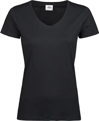 Immagine prodotto di Camicia da donna Maglietta con scollo a V - Colore: Nero - Taglia: XL
