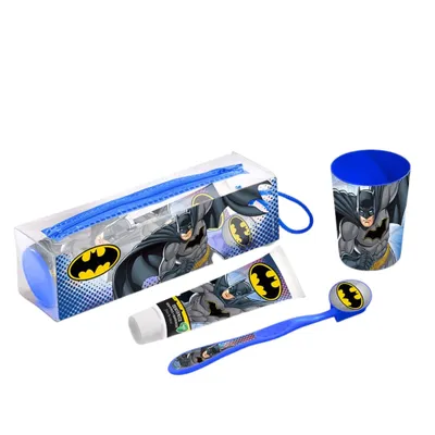 Obrázek produktu pro Cartoon Batman Set Zubní kartáček, pasta, hrnek
