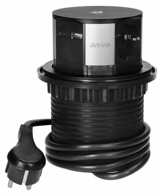 Immagine prodotto di Orno 3 X 2 P + Z presa estraibile per mobili
