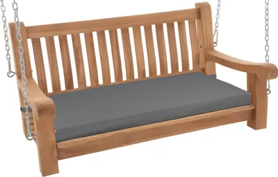 Zdjęcie produktu dla Huśtawka ogrodowa Joyce z poduszką 120 cm teak
