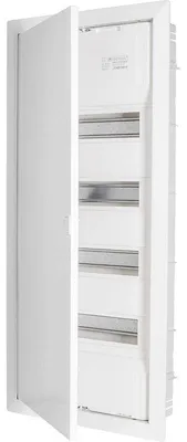 Immagine prodotto di Quadro di distribuzione piccolo da parete/incasso, 4 file, 48+8 moduli, morsettiera a innesto