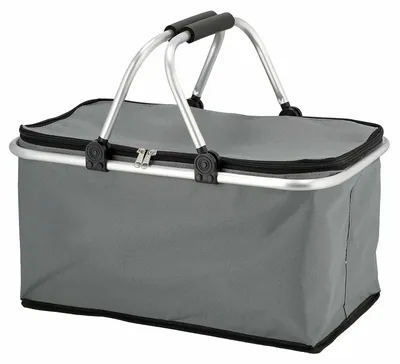 Zdjęcie produktu dla Thermo Winkelmand 30 L - Szary - Składany, z funkcją chłodzenia