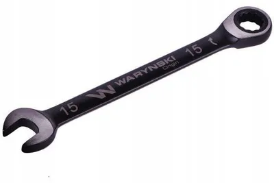 Produktbild von Waryński WMK054 Ring-Maulschlüssel mit Ratsche 15 mm