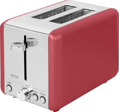 Produktbild von ECG ST 2708 Tradizione Corsa |Toaster | 2 Toasts | 6 Grad Temperaturregelung | 925 W | rot |