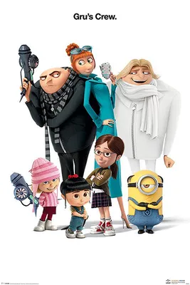 Produktbild von Despicable Me 3 Poster Gru's Crew 91,5 x 61 cm