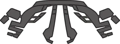 Produktbild von iXS Pad Kit MiPS Trigger X black S