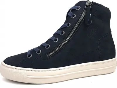 Produktbild von Paul Green Hightop-Pauls Damenschuhe Stiefeletten Schnürer Schnürstiefel Blau Freizeit, Schuhgröße:EUR 37.5 | UK 4.5