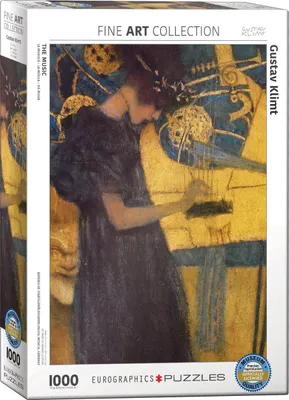 Image de Gustav Klimt - Musique - puzzle de 1000 pièces - dimensions 68x48 cm