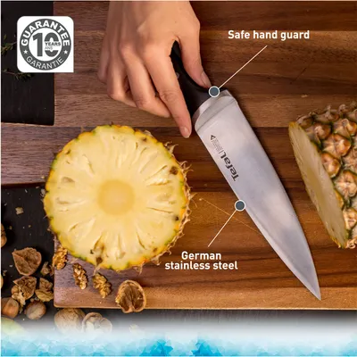 Produktbild von Tefal Ice Force K232S3 Küchenmesser 3 tlg. Set K232S374, Messer-Set, Edelstahl, ABS, Kunststoff, Edelstahl, Edelstahl, Schwarz