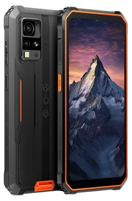 Immagine prodotto di Smartphone Blackview Bv4800 Pro, 4G, 12GB RAM (4GB + 8GB espandibili fino a 2TB), 128GB, Dual SIM, 4 core, 6.56'' HD+, Android 14, 5180mAh, Impronta digitale/riconoscimento facciale/NFC, Arancione
