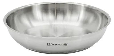 Image de Poêle 28 cm en inox manche amovible Fackelmann InoGrip