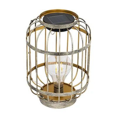 Produktbild von LED Solar Deko-Laterne Maße: 17 x 17 x 24cm