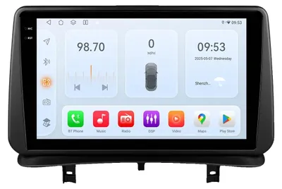 Image de CarPlay, lecteur multimédia vidéo,vocale, compatible avec Renault Clio 3 (2005-2014), modèle QS8 AHDC2