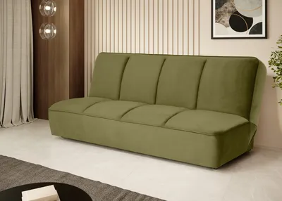 Produktbild von Sofa mit Schlaffunktion LEANO 3-Sitzer, Grün (Riviera36)