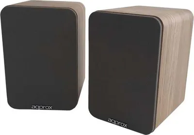 Obrázek produktu pro Approx APPSPK02WD, 2.0 kanály/kanálů, Kabelový a bezdrátový, 30 W, 40 - 18000 Hz, Dřevo