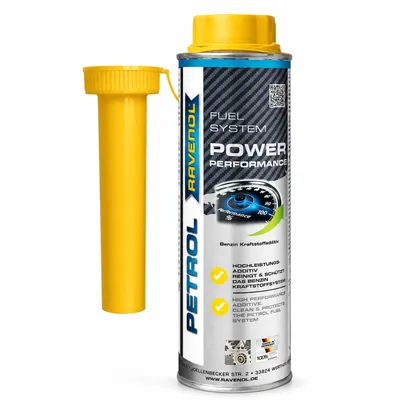 Produktbild von RAVENOL Petrol Power Performance Benzin Additiv Kraftstoffsystem Reiniger Einspritzdüsen Direkteinspritzer E10 - 300 ml Dose