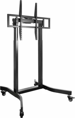 Immagine prodotto di TooQ FSM02-B Supporto elettrico da pavimento con ruote per TV 55-100"/ fino a 120 kg