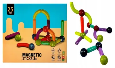 Produktbild von NORIMPEX Magnetische Bausteine Konstruktionsspielzeug 25 Teile