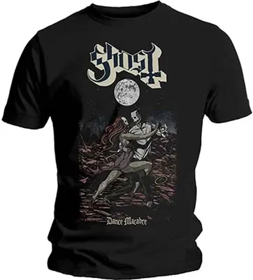 Image de Ghost - T-shirt "Dance Macabre" pour homme/femme unie RO522 (M) (Noir)